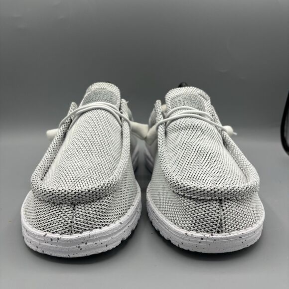 Hey Dude Loafers Wally Sox Wide Stone White Slip On Mens Size 9 L11 - Picture 7 of 10